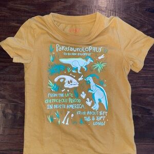 Parasaurolophus Kids T-Shirt - Yellow